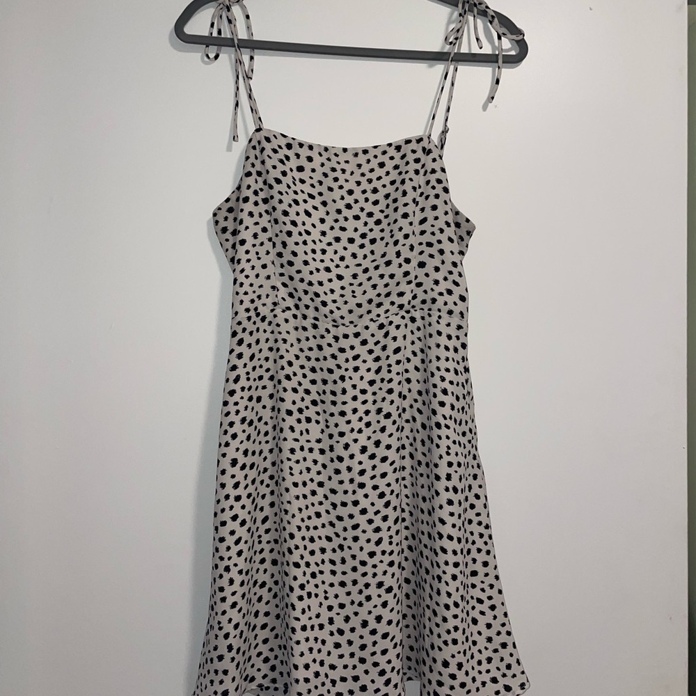 Polka Dot Black And White Dress